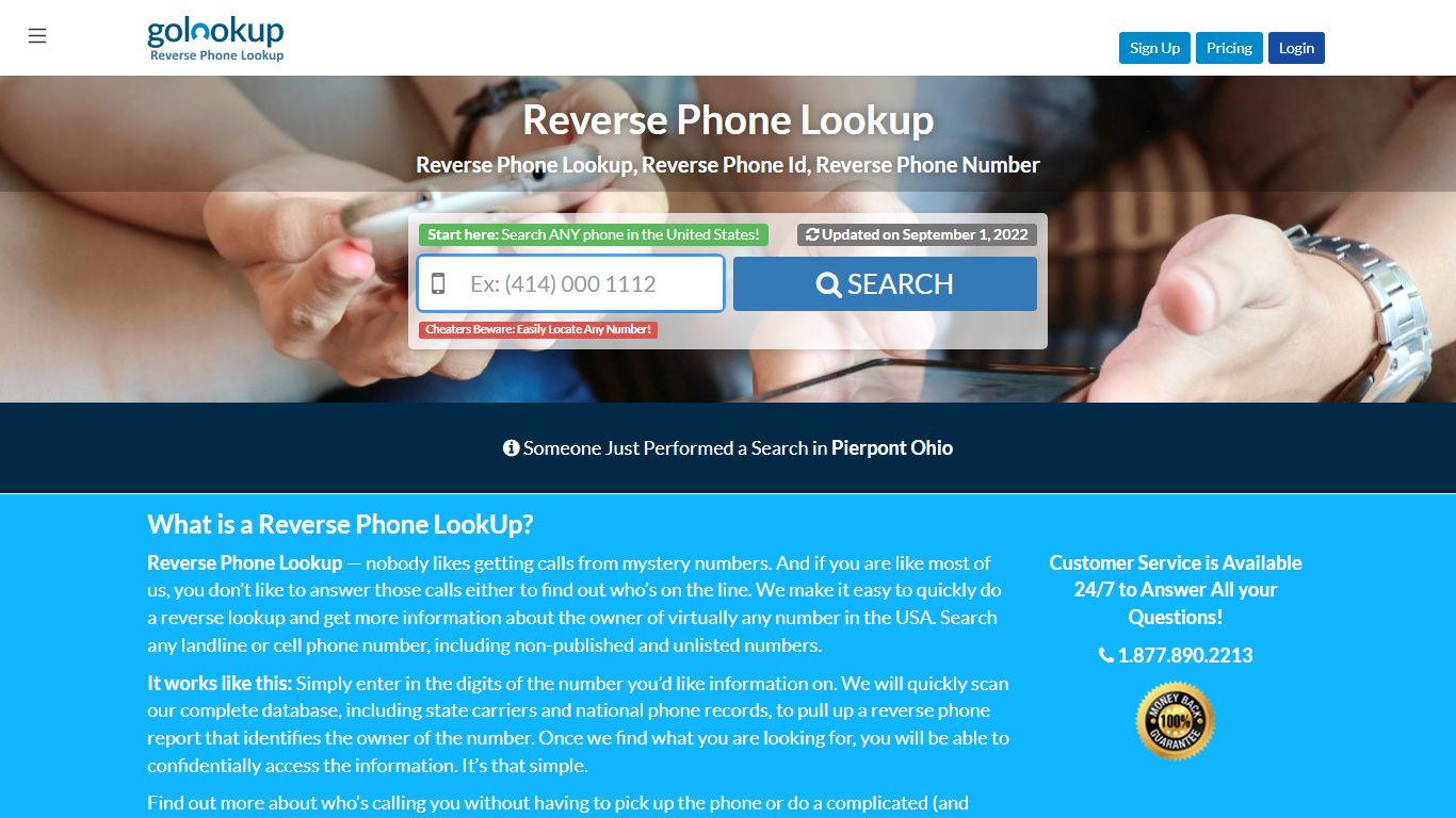 White Pages Reverse Phone Lookup | Reverse Phone | GoLookUp